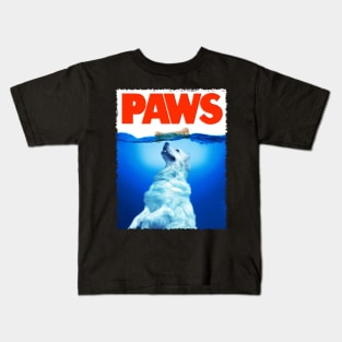 Majestic Mountain Guardians Great Pyrenees PAWS, Tee Triumph for Dog Lovers Kids T-Shirt